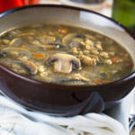 diverticulosis diet mushroom and barley soup