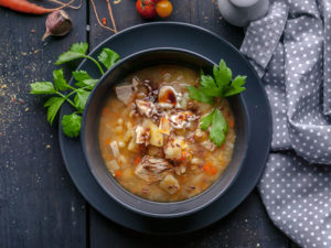 Chicken and Split Pea Soup for diverticulitis