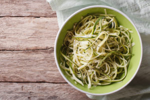 Zucchini Spaghetti for Diverticulosis Diet