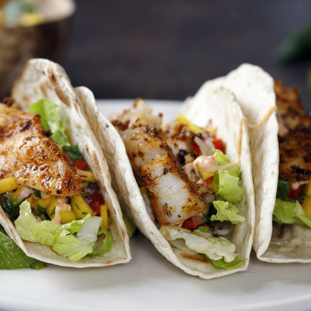 Grilled Fish Tacos - Calming Blends