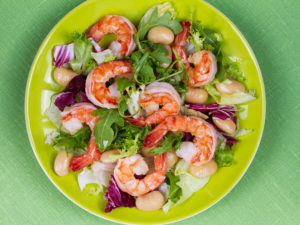 Grilled Shrimp and Bean Salad for diverticulitis
