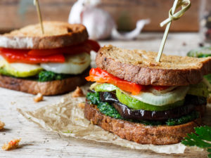 Grilled Veggie Sandwich for diverticulitis