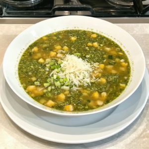 Pea and Pesto Soup