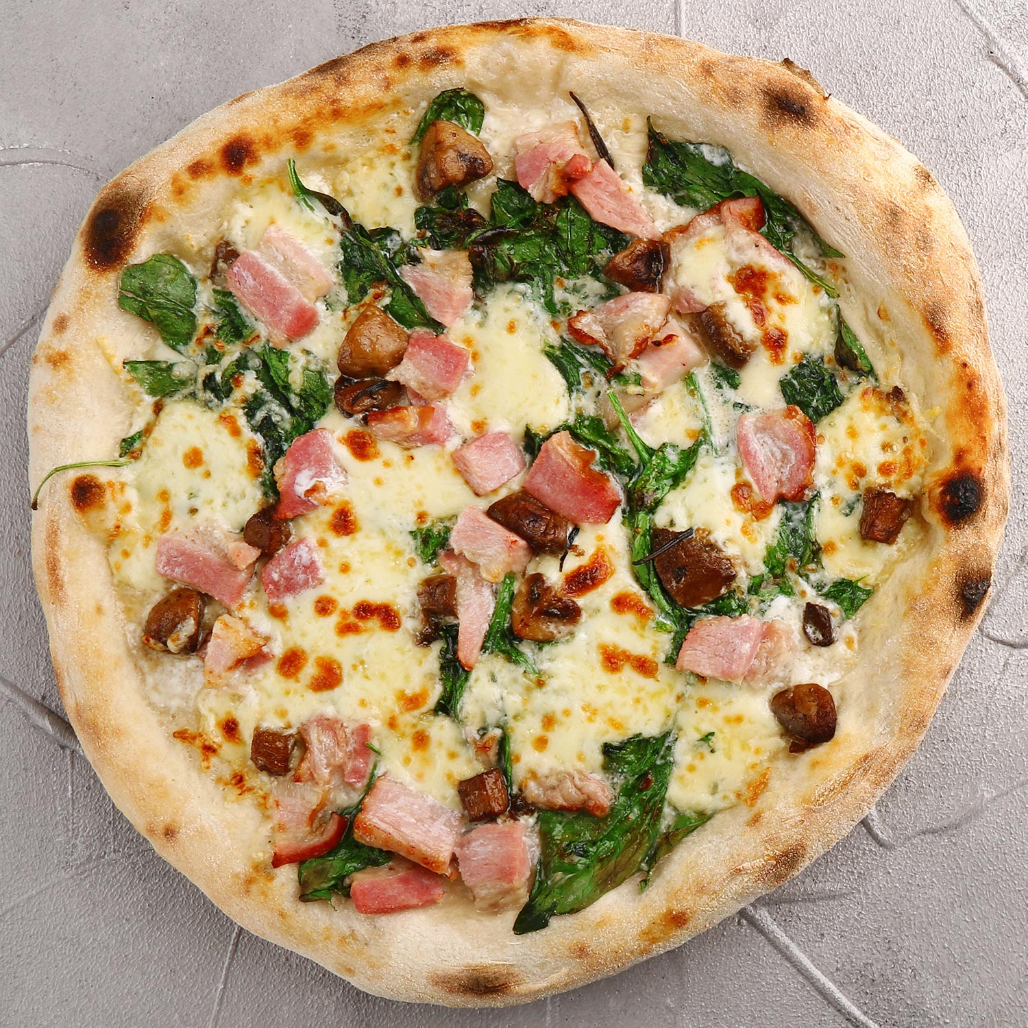 Spinach and Ham Pizza Calming Blends