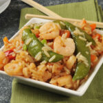 Rice, Shrimp and Peas Bowl for diverticulitis