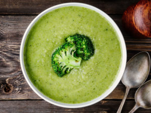 Smooth Broccoli Soup for diverticulitis