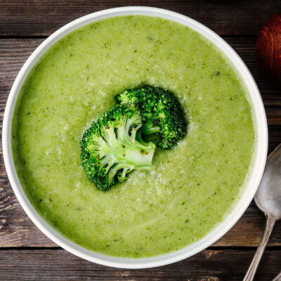 Smooth Broccoli Soup for diverticulitis