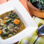 Beans and greens soup for Diverticulosis Diet
