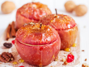 Honey Baked Apples for diverticulitis