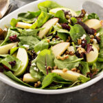 Spinach and Apple Salad for diverticulitis
