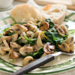 Spinach and Mushroom Toss for diverticulitis