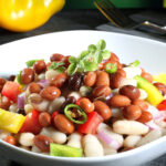 Zesty Bean and Tomato Salad for diverticulitis