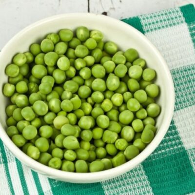 Peas have high fiber and are good for Diverticulosis