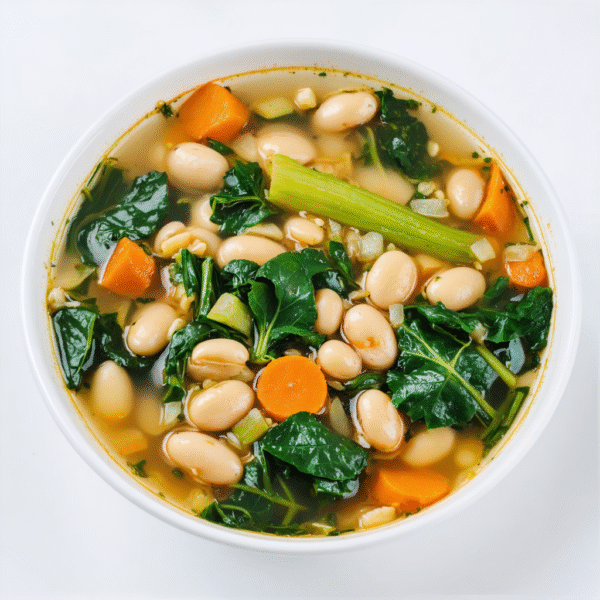 Beans with Greens Soup for Diverticulitis