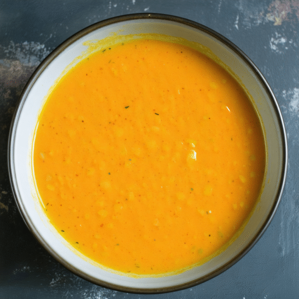 Carrot, Ginger, and Turmeric Soup
