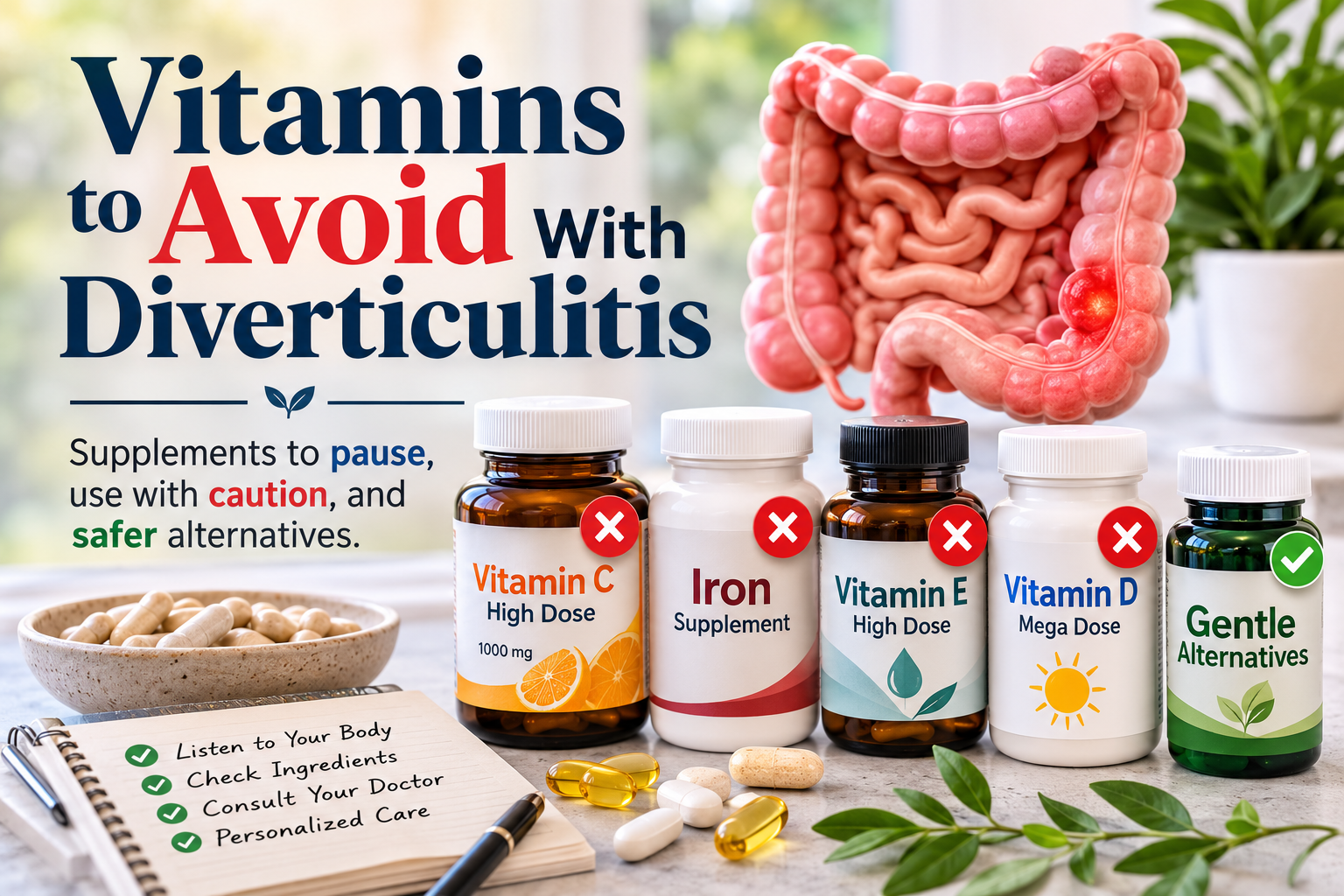 Supplements to Pause with Diverticulitis